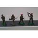 VINTAGE Painted Crescent  Red Beret Soldiers