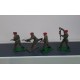 VINTAGE Painted Crescent  Red Beret Soldiers