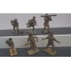 VINTAGE 6  Crescent Army Plastic Soldiers(m)