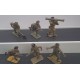 VINTAGE 6  Crescent Army Plastic Soldiers(m)