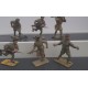 VINTAGE 6  Crescent Army Plastic Soldiers(m)