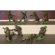 8 VINTAGE Britains  Soldiers Infantry (toy noD)