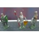 3 VINTAGE Knights Lead Figures  (Z) Toy no