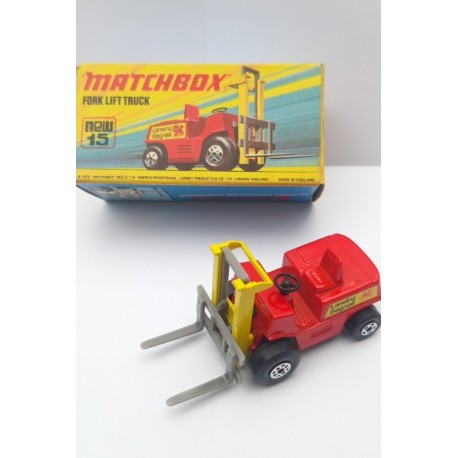 Matchbox Fork Lift Truck New no 15 Superfast