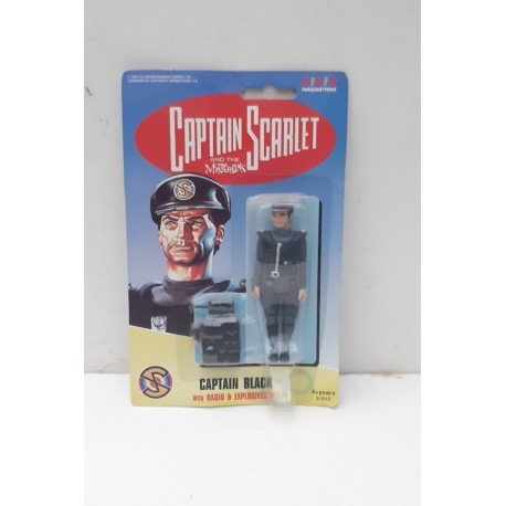 Captain Black  Scarlet Figure on Card