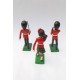 3 VINTAGE Hand made Painted Figures