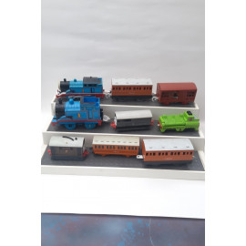 Job Lot of  9 Tomy .Ertl .Trains and  Carriages