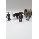 VINTAGE Job Lot of Figures and Cart