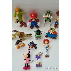 12 Mix Lot of  Figures for Sale.