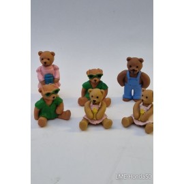 6 Vintage 1995 Kelloggs Meg Toys Bear