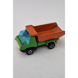 Vintage Playart Dump Truck in Green /Orange 1/64