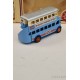Vintage Blue Double Decker Bus For Sale